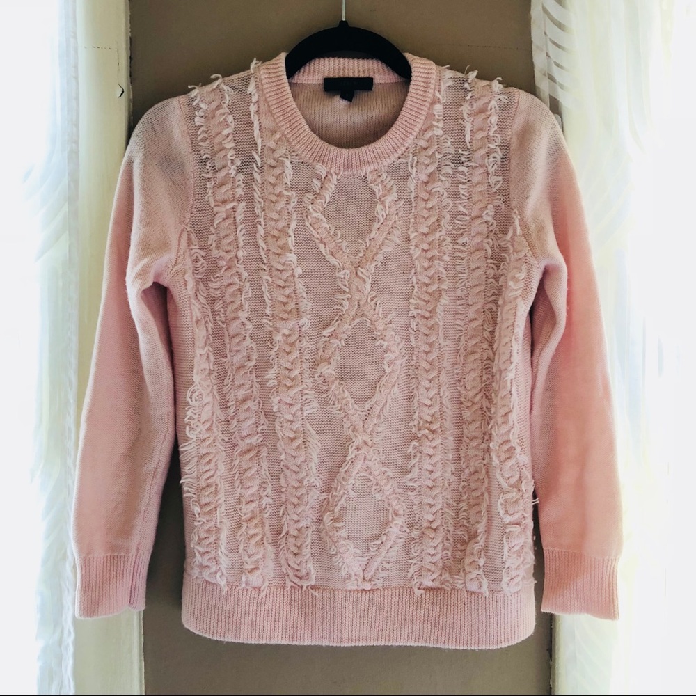 J. Crew | Pink merino wool sweater - Picture 2 of 3